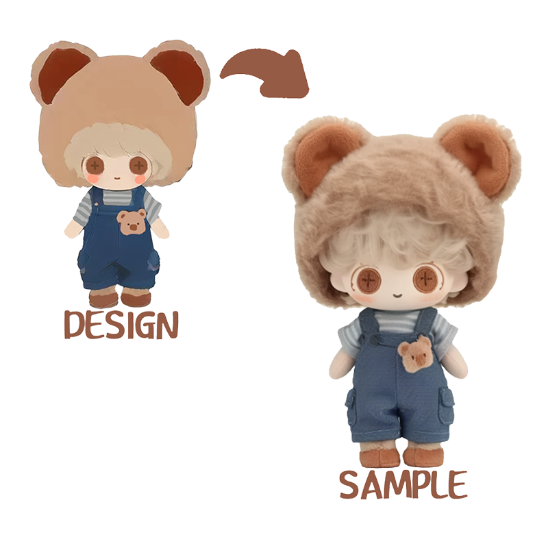 Muñecas de peluche personalizadas